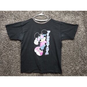 Vintage Sherrys Best‎ Mickey Mouse T Disney Shirt Florida Adult XL Black Tee